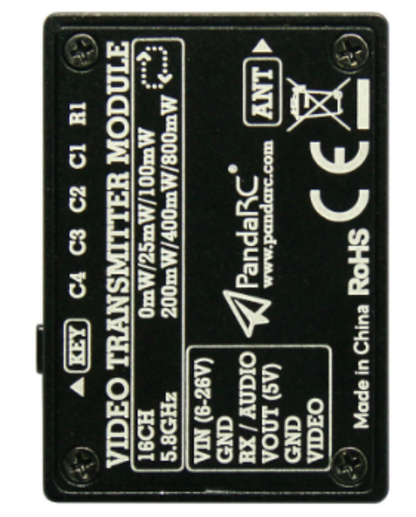 VTX Panda 4,9-5,8 Ghz 2,5W